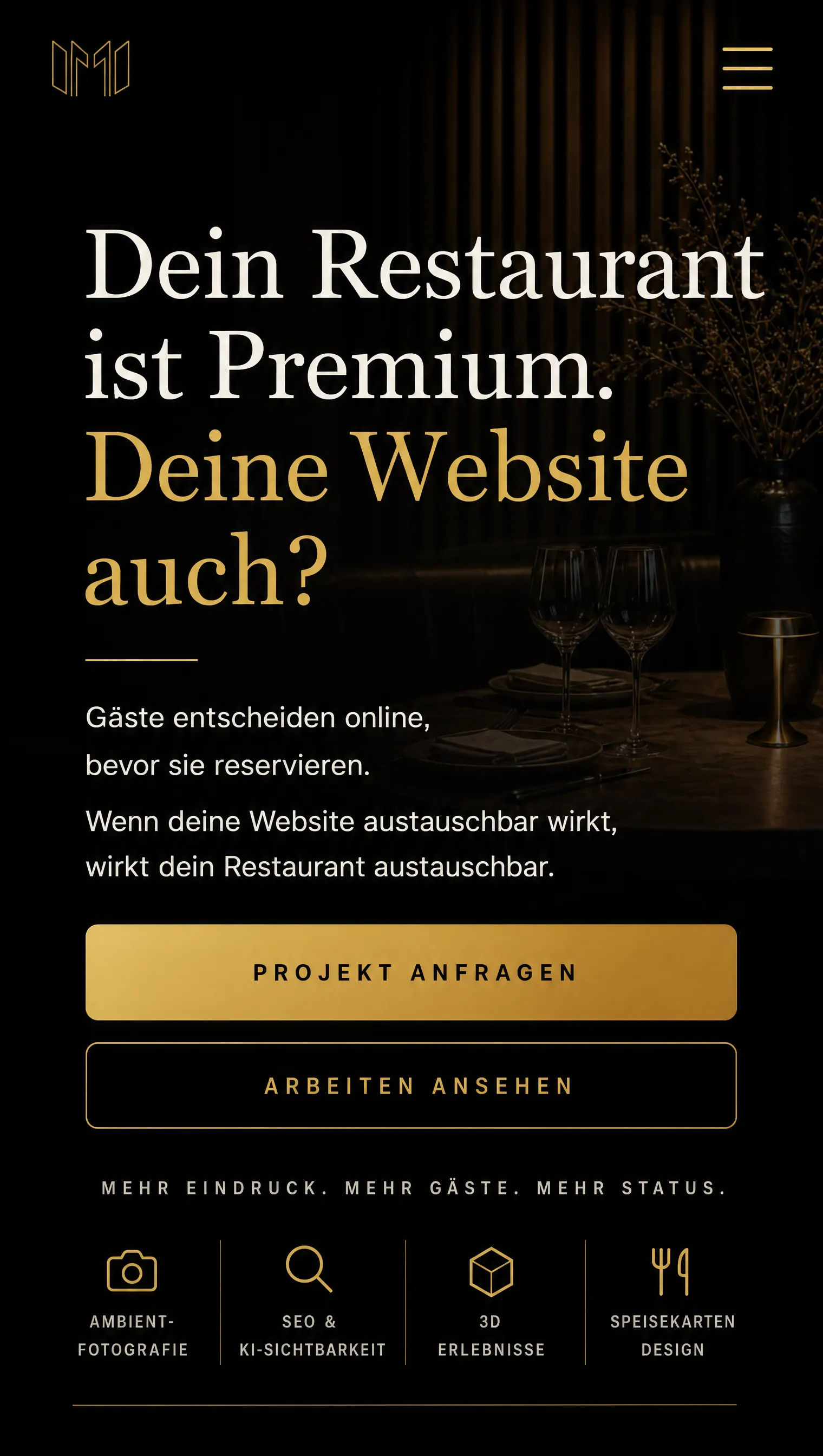 Menus Made Modern Website preview